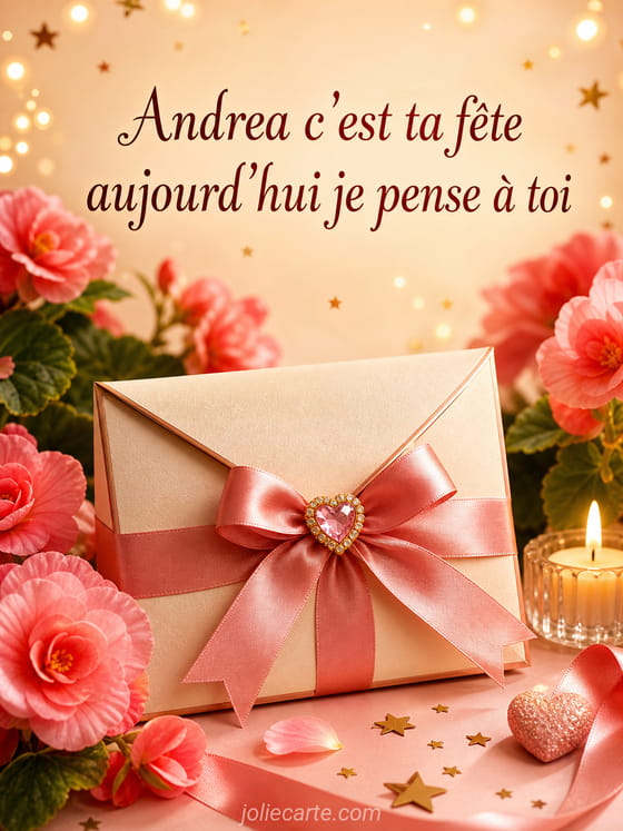 Carte bonne fĂȘte Andrea