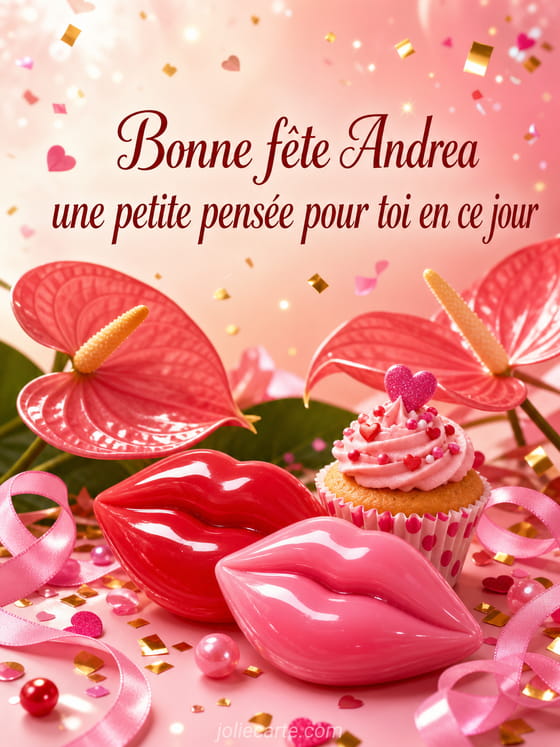 Carte bonne fĂȘte Andrea