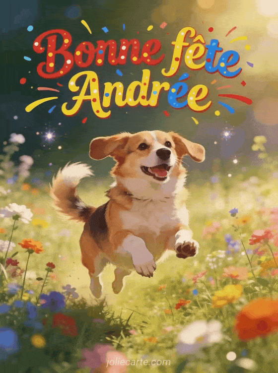 Bonne fête Andree - Andree gif bonne fete gratuit