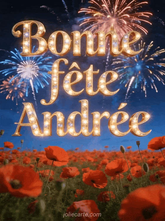 Bonne fête Andree - Andree bonne fete image