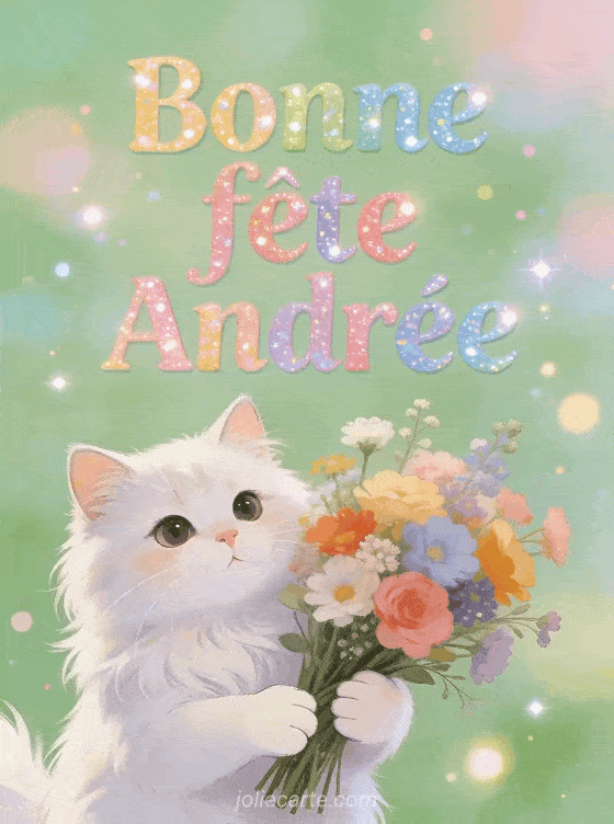Bonne fête Andree - Andree gif bonne fete