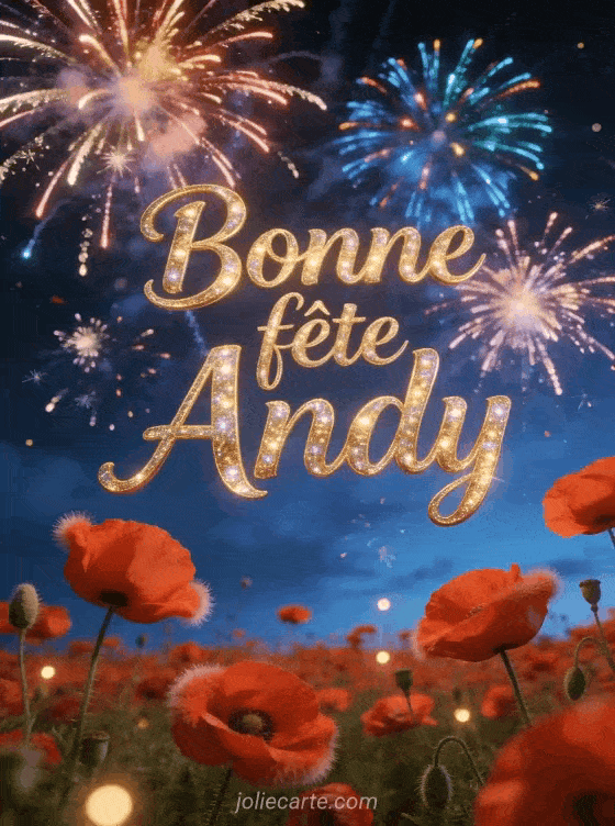 Bonne fête Andy - Bonne fete andy gratuit