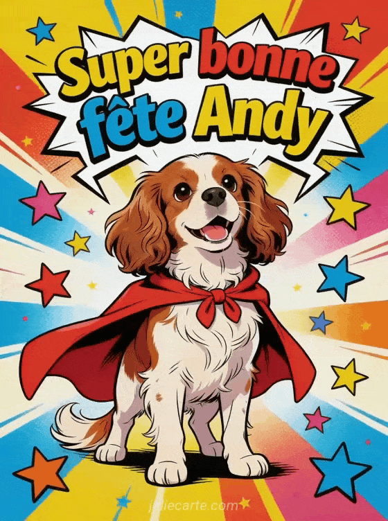 Bonne fête Andy - Bonne fete andy drole
