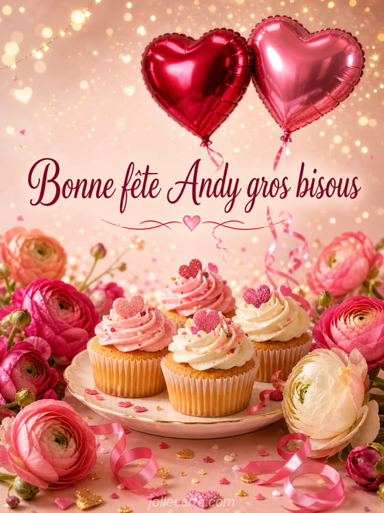 Carte bonne fĂȘte Andy