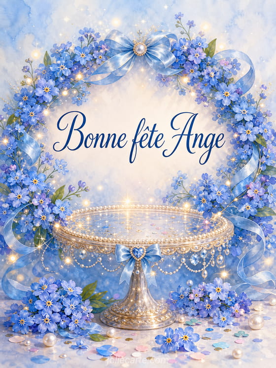 Carte bonne fĂȘte Ange