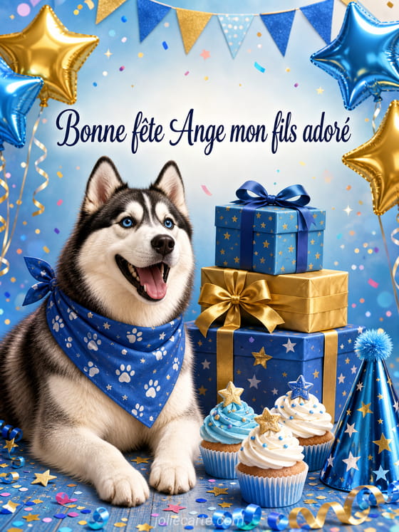 Carte bonne fĂȘte Ange