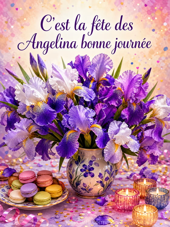 Carte bonne fĂȘte Angelina