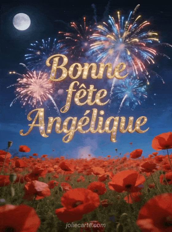 Bonne fête Angelique - Bonne fete angelique gratuit