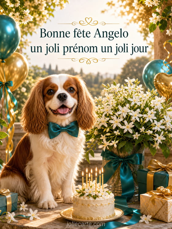 Carte bonne fĂȘte Angelo