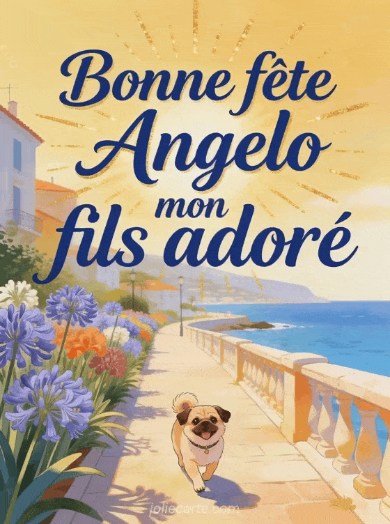 Bonne fête Angelo - Bonne fete angelo mon fils