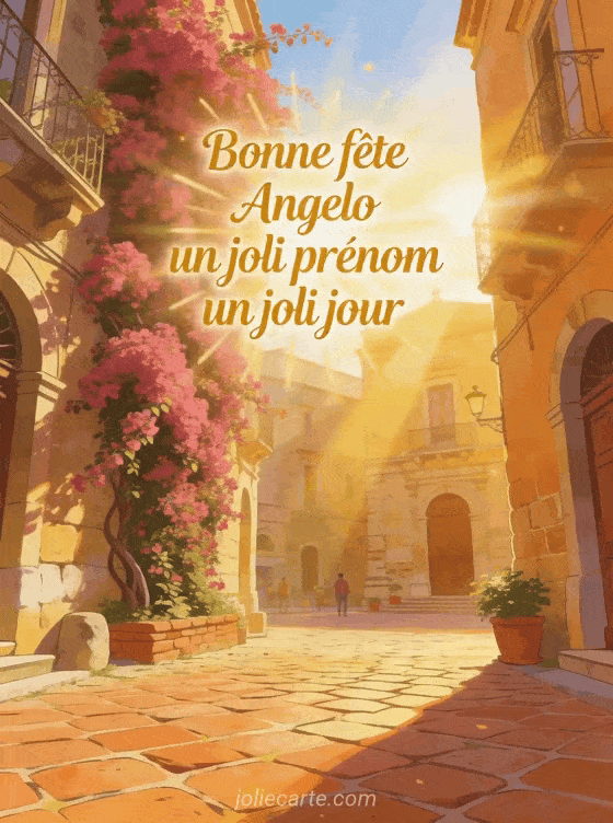 Bonne fête Angelo - Fete saint angelo