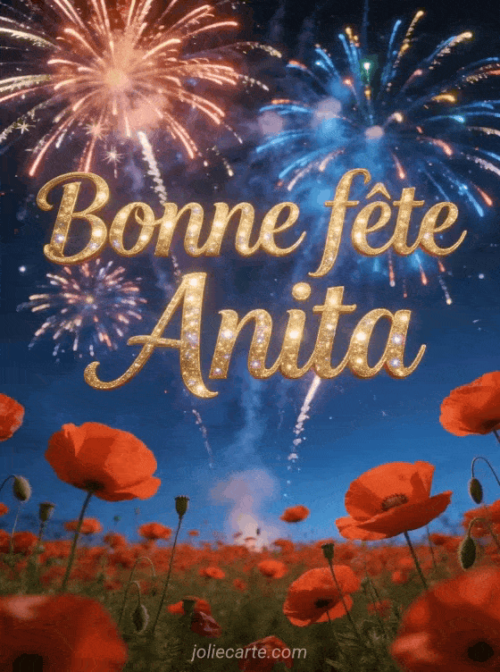 Bonne fête Anita - Bonne fete anita gratuit
