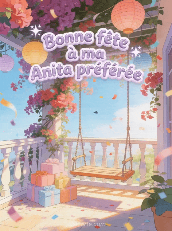 Bonne fête Anita - Bonne fete anita fille