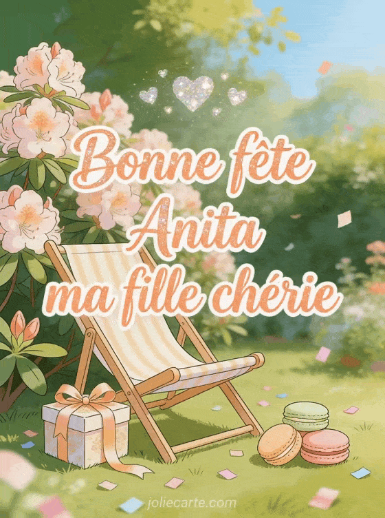 Bonne fête Anita - Bonne fete anita ma fille