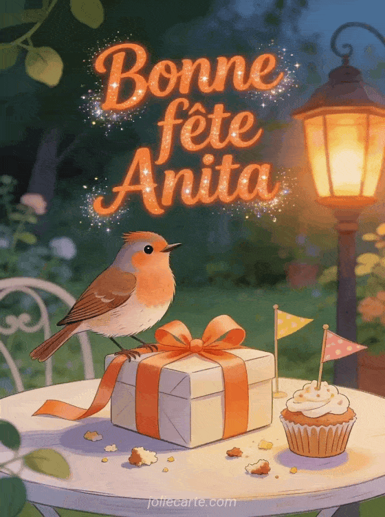 Bonne fête Anita - Bonne fete anita gif