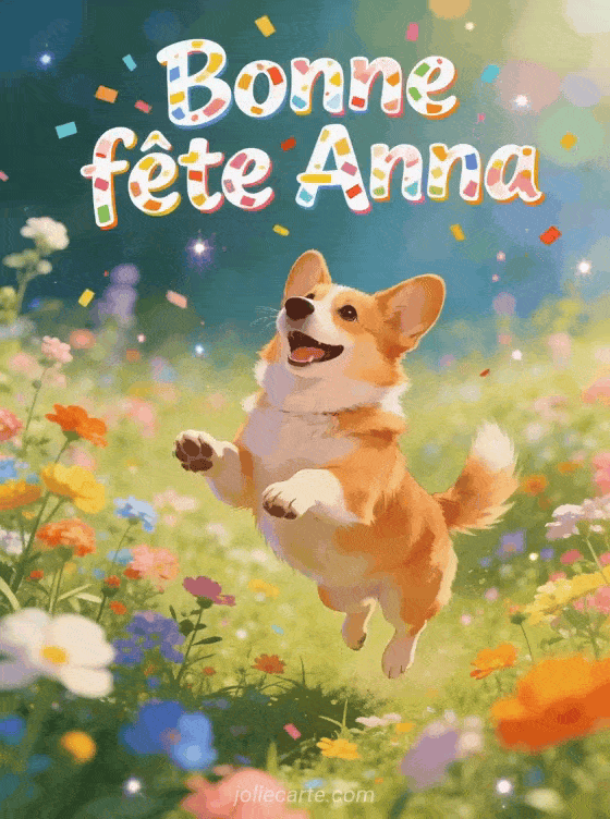 Bonne fête Anna - Anna gif bonne fete gratuit