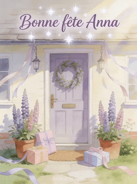 Bonne fête Anna - Carte bonne fete anna gratuite