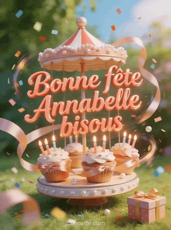 Bonne fête Annabelle - Bonne fete annabelle bisous