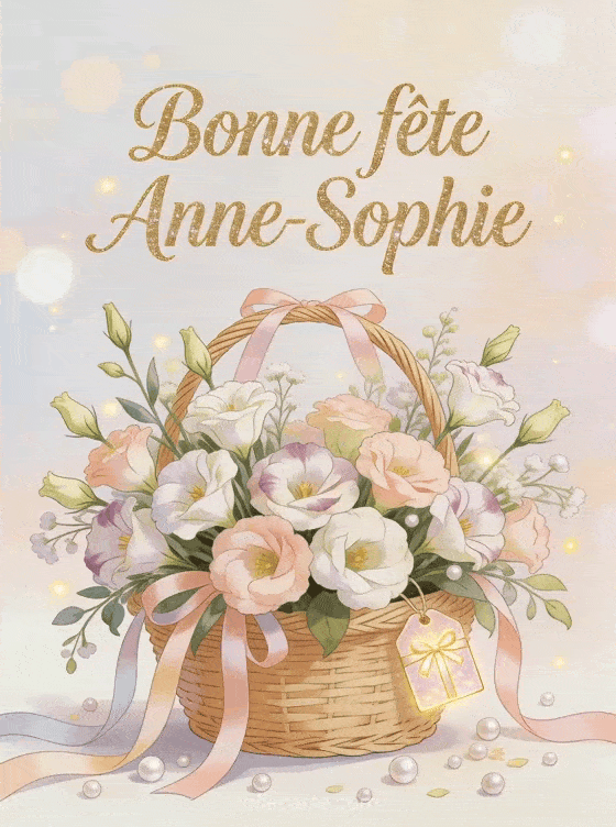 Bonne fête Anne-Sophie - Bonne fete anne sophie fleurs