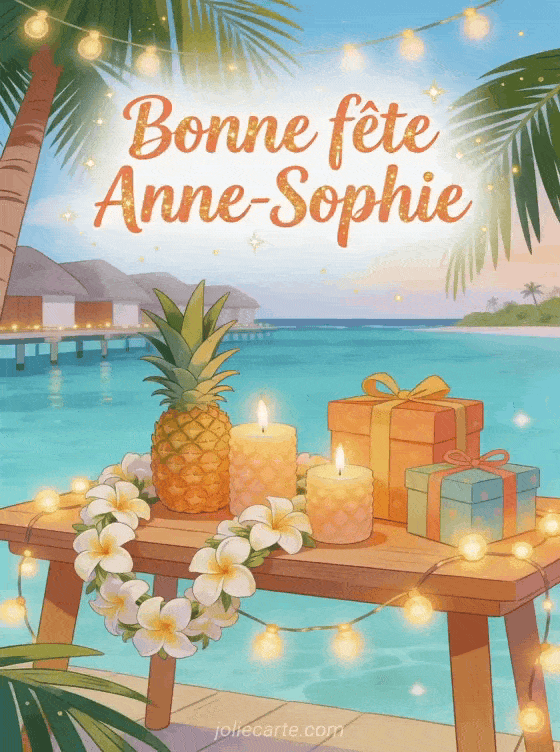 Bonne fête Anne-Sophie - Fetes anne sophie