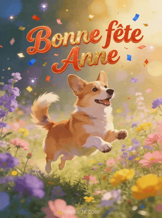 Bonne fête Anne - Anne gif bonne fete gratuit