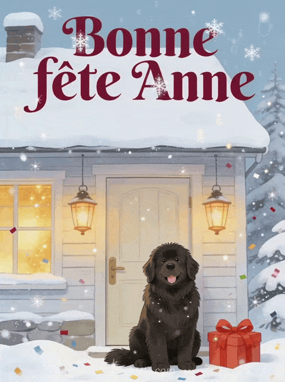 Bonne fête Anne - Bonne fete anne chien