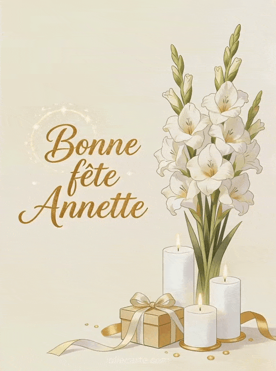 Bonne fête Annette - Fete sainte annette
