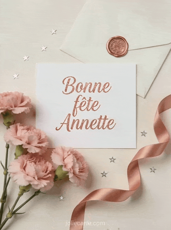 Bonne fête Annette - Carte bonne fete annette gratuite