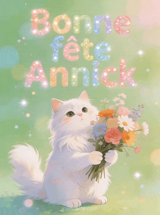 Bonne fête Annick - Annick gif bonne fete