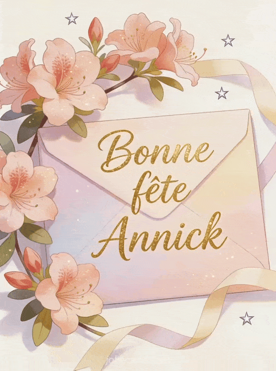 Bonne fête Annick - Carte bonne fete annick gratuite