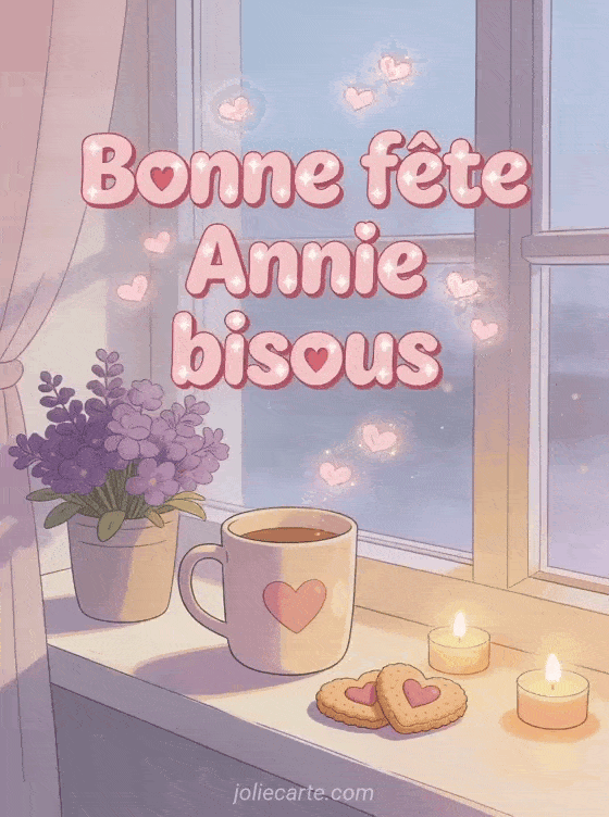 Bonne fête Annie - Bonne fete annie bisous
