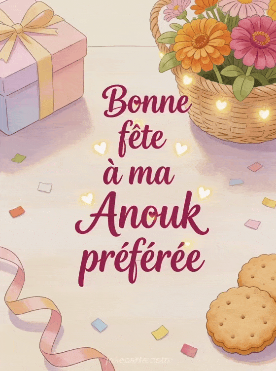 Bonne fête Anouk - Bonne fete anouk fille