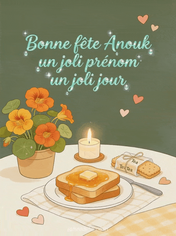 Bonne fête Anouk - Fete anouk a souhaiter