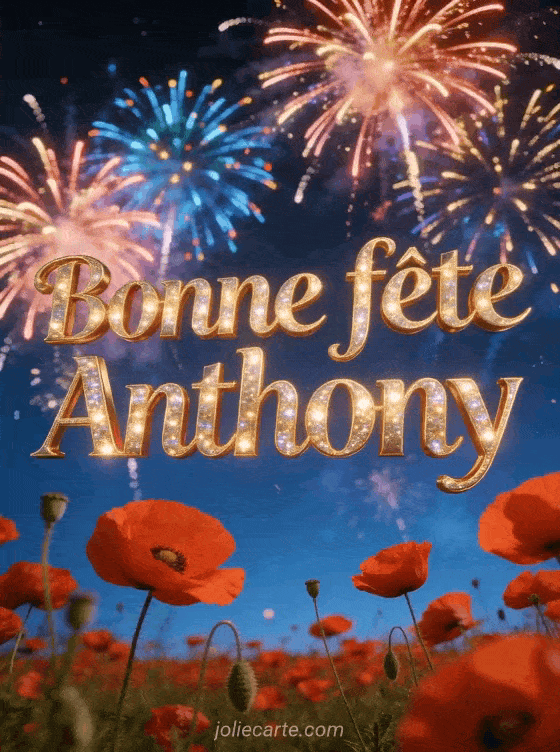 Bonne fête Anthony - Anthony bonne fete image