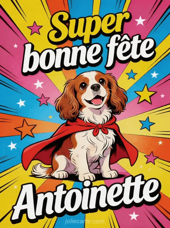 Bonne fête Antoinette - Antoinette gif bonne fete gratuit