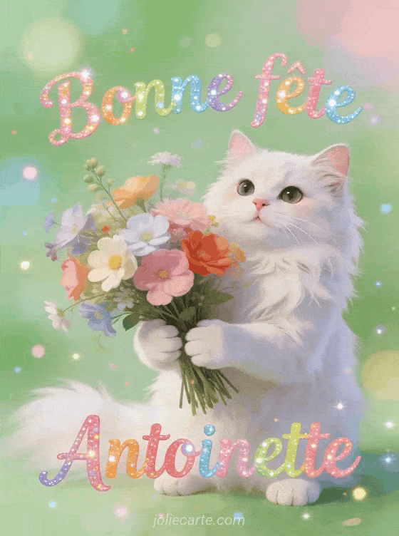 Bonne fête Antoinette - Antoinette gif bonne fete