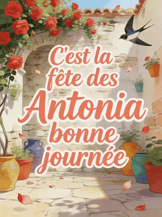 Bonne fête Antonia - Bonne fete antonia gif