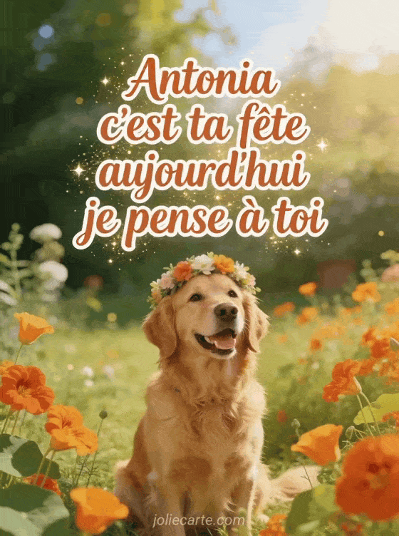 Bonne fête Antonia - Bonne fete antonia fille