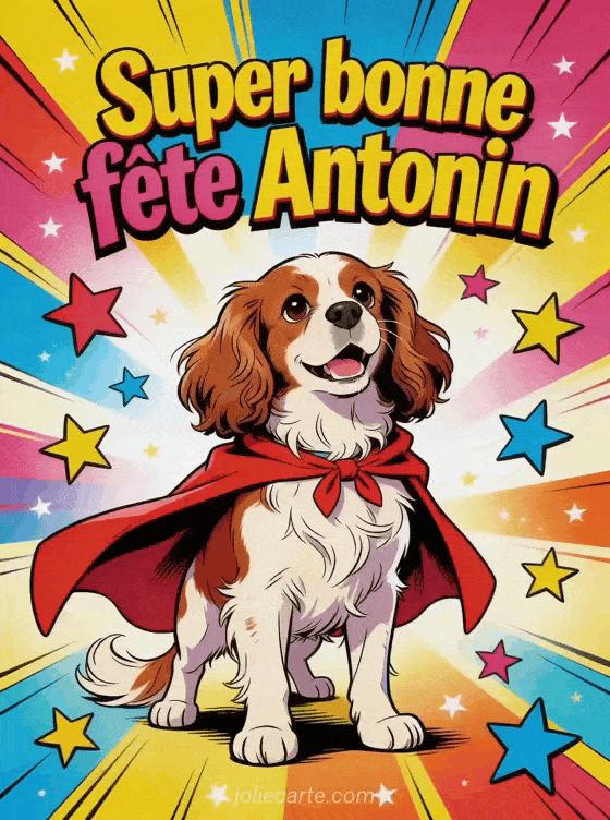 Bonne fête Antonin - Antonin gif bonne fete gratuit