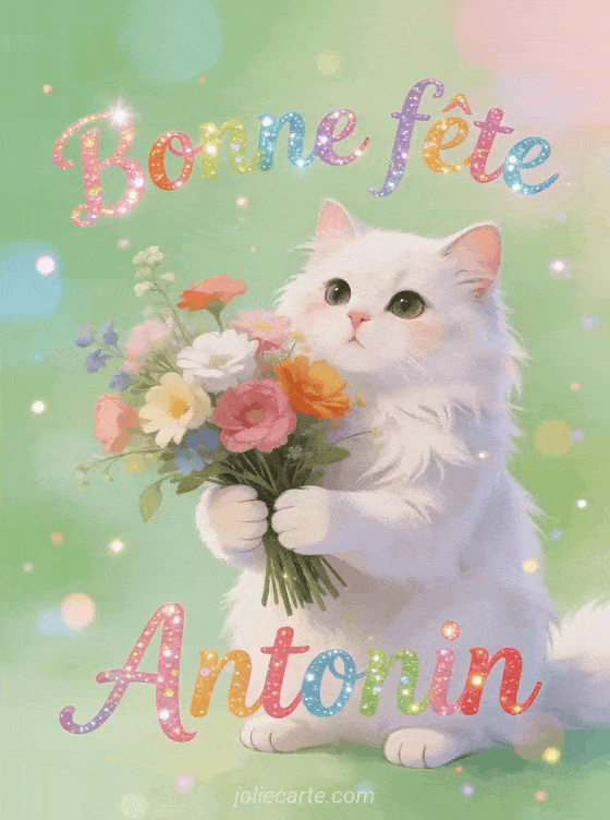 Bonne fête Antonin - Antonin gif bonne fete