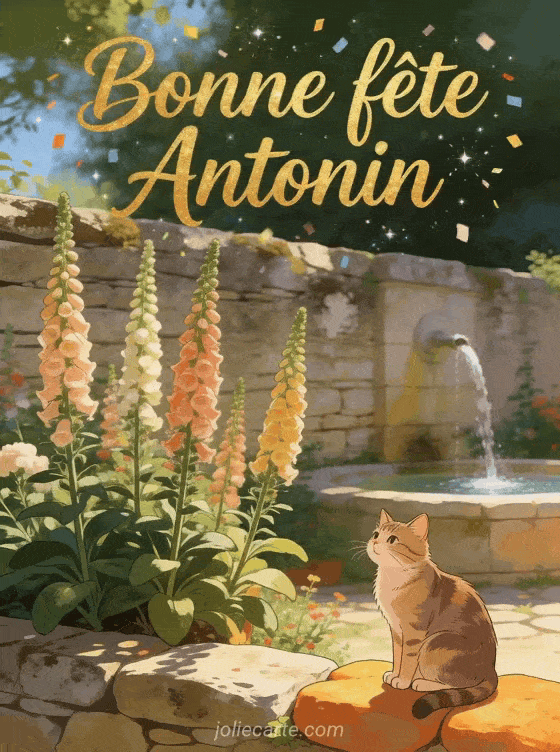 Bonne fête Antonin - Carte bonne fete antonin gratuite