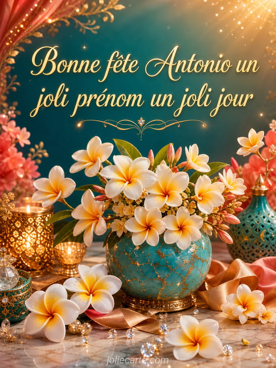 Carte bonne fête Antonio