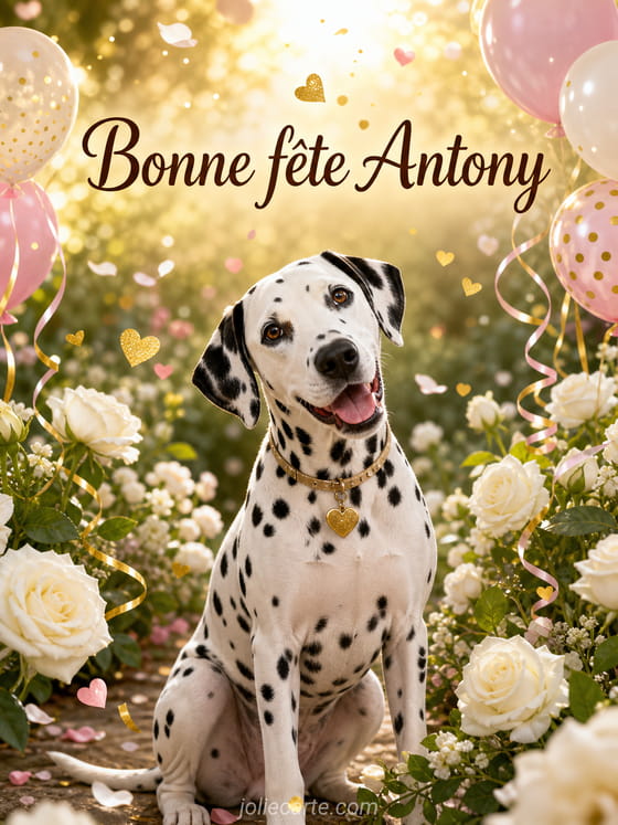 Carte bonne fête Antony