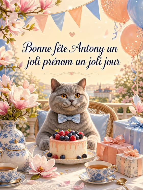 Carte bonne fête Antony
