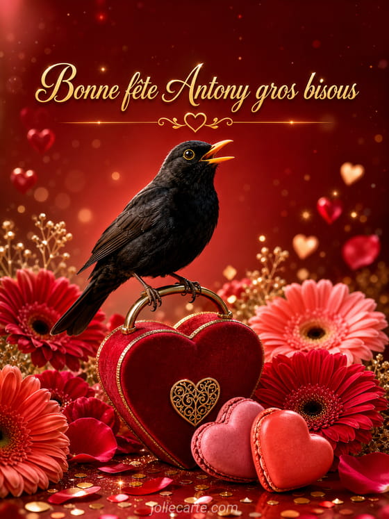 Carte bonne fête Antony