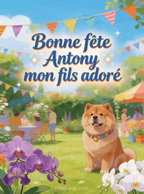 Bonne fête Antony - Bonne fete antony mon fils