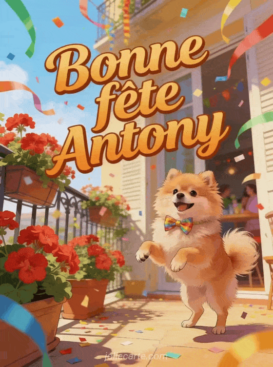 Bonne fête Antony - Fetes antony