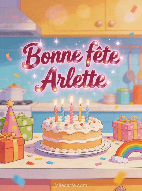 Bonne fête Arlette - Bonne fete arlette gif