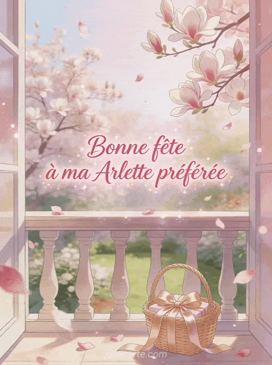 Bonne fête Arlette - Carte bonne fete arlette