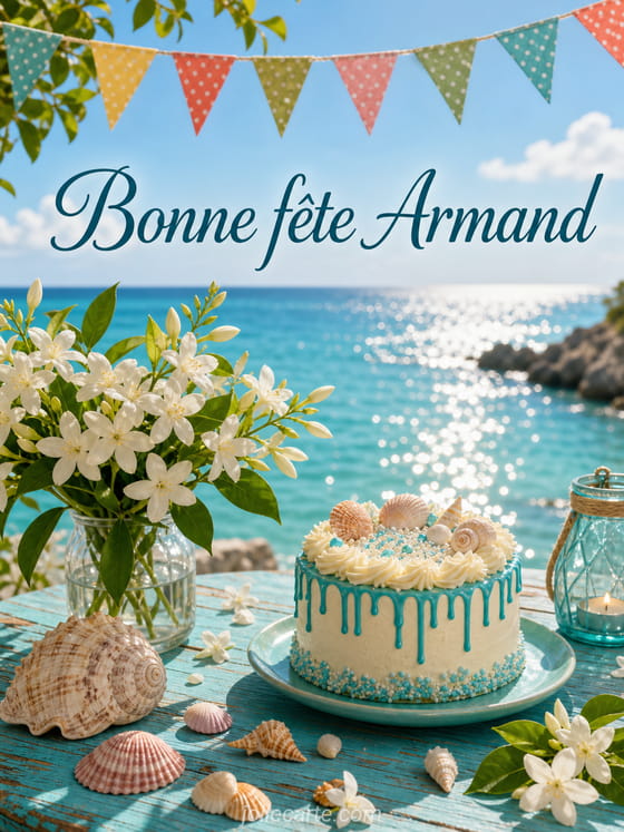 Carte bonne fête Armand